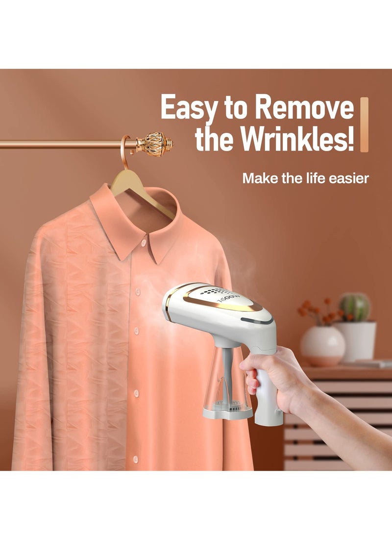 SYOSI Steamer for Clothes, Foldable Travel Portable Steam Iron, 1600w Handheld Garment Steamer with 250ml Replaceable Water Tank, 30-Second Fast Heat-Up, Suitable for Wrinkle Free&santized Garment - Image 5