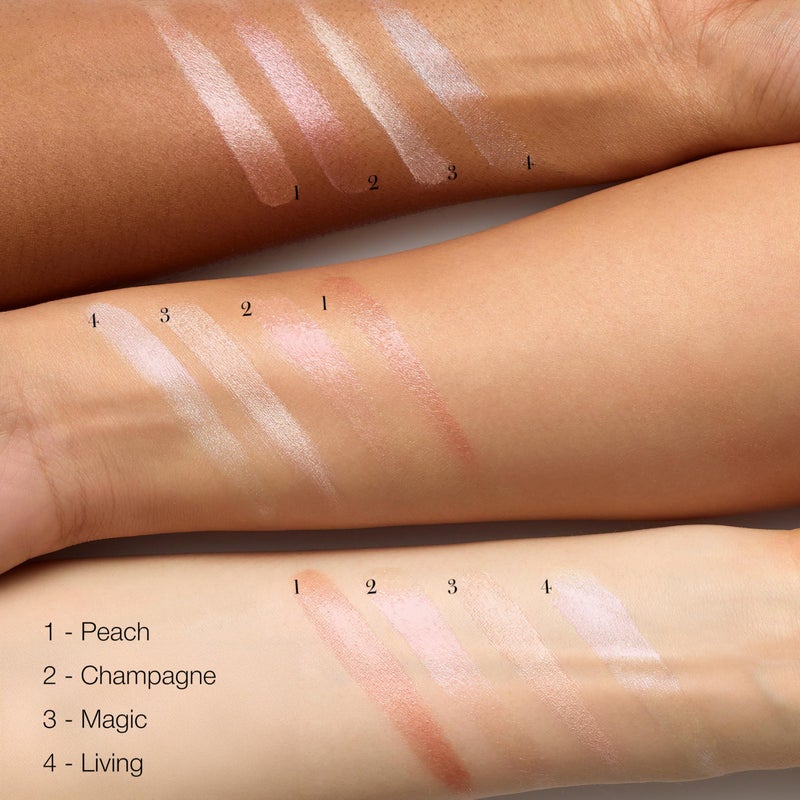 RMS Beauty Luminizer - Cream Highlighter Makeup, Luminous Dewy Makeup Highlighter Eyeshadow, Body Shimmer, Face Highlighters & Luminizers, Glow Makeup - Image 4