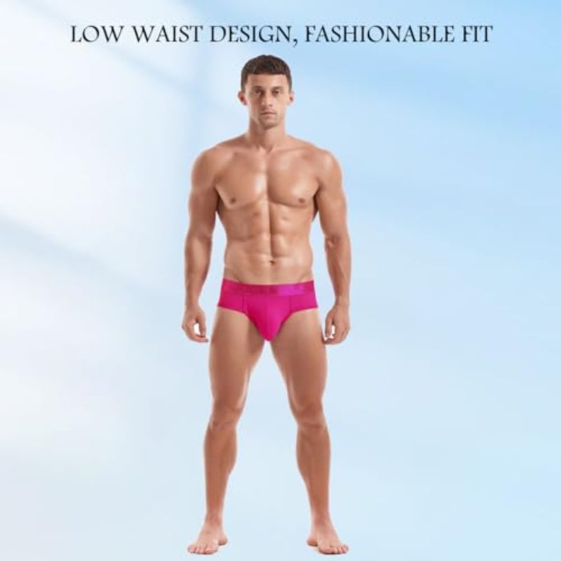 JOCKMAIL 3PCS/Pack Men Underwear Briefs Athletic Underwear Briefs Mens Breathable Briefs for Sport Gym - Image 5