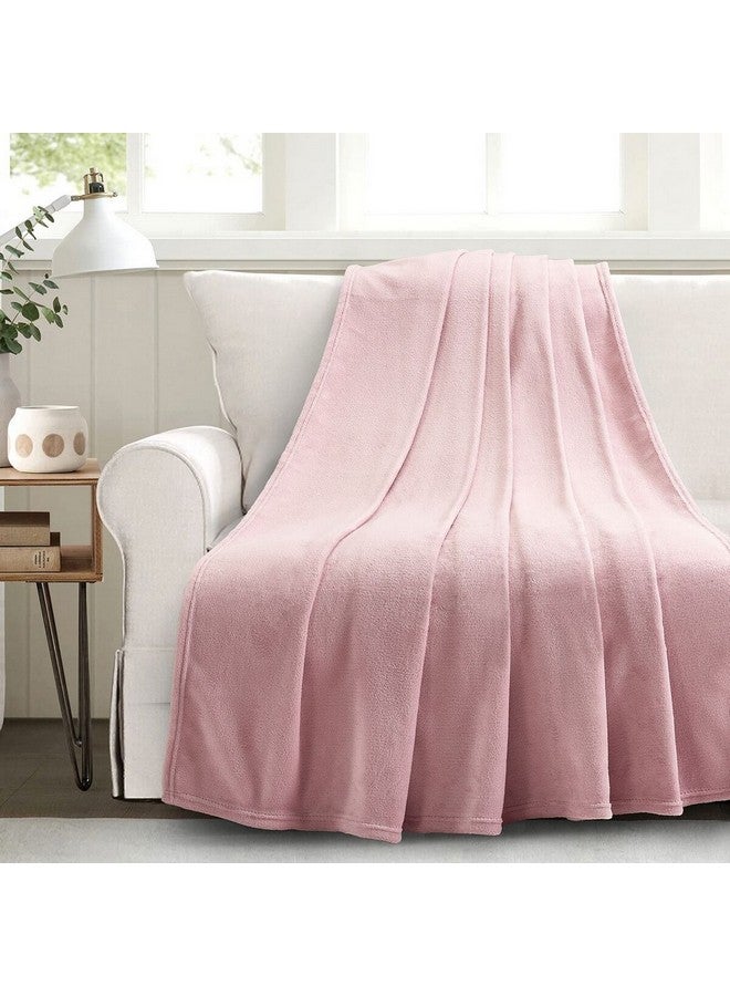 REVE Soft and Comfortable Coral Fleece Blanket Pink 160 x 190 cm HT-BK-2504