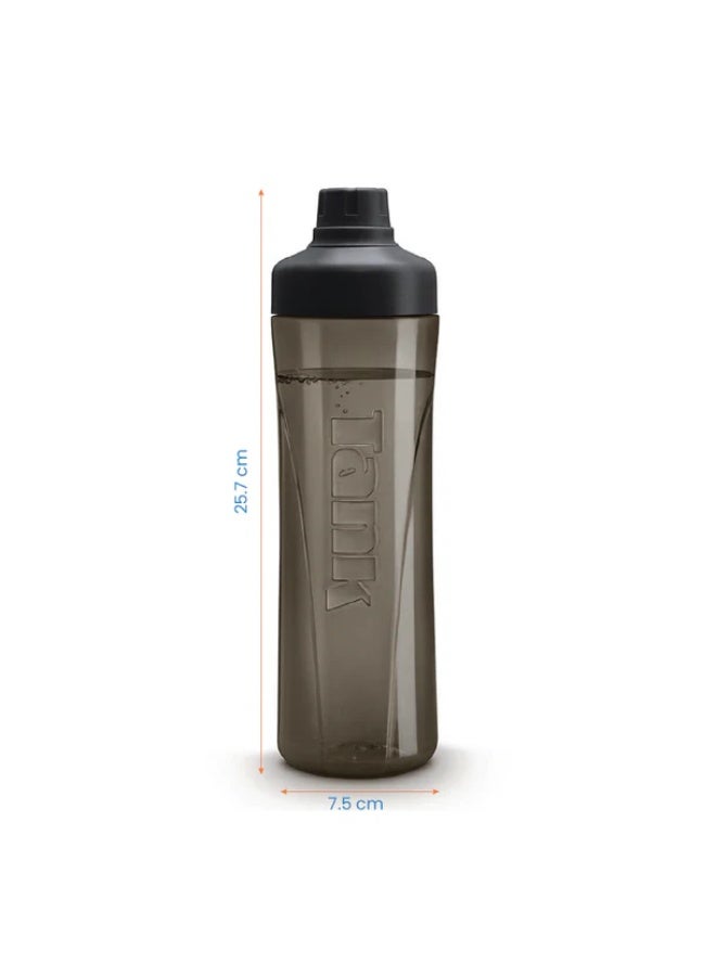 TANK Tritan Bottle, Leakproof 800ml, Black - Image 2