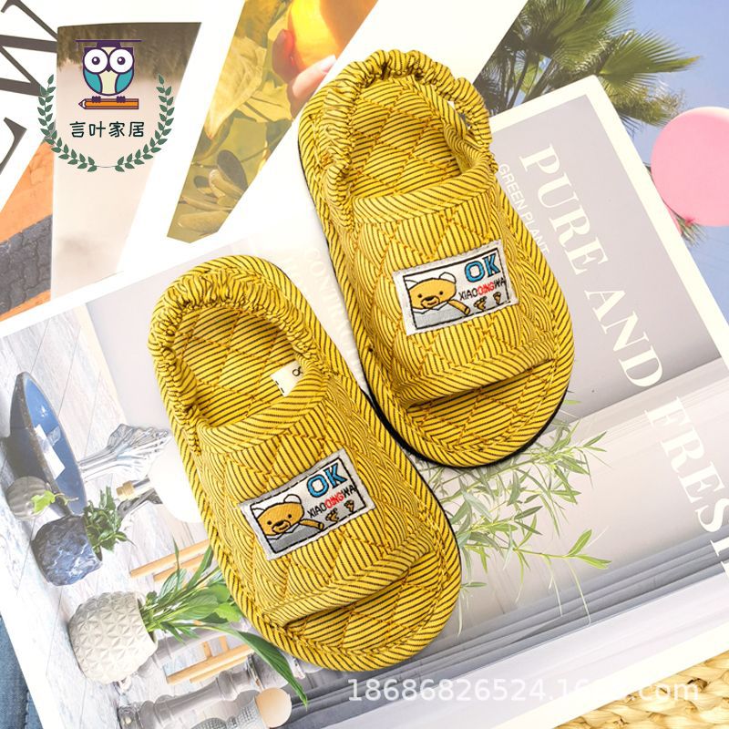 Children'S Indoor Silent Soft-Soled Slippers For Toddlers, Boys And Girls Aged 1-3, Pure Cotton, Suitable For Spring, Autumn And All Seasons, For Learning To Walk - Image 3