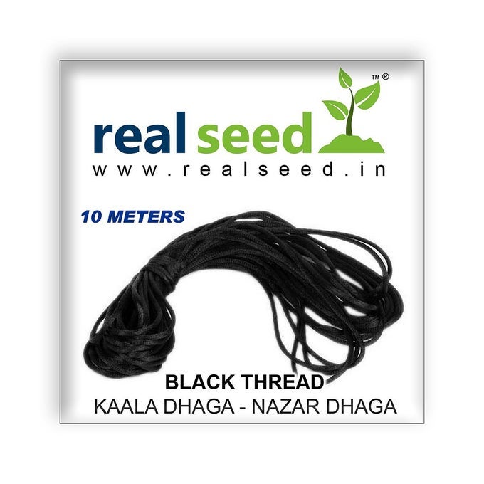 RELIGIOUS BLACK THREAD - KAALA DHAGA - NAZAR DHAGA SILK THREAD 10 METERS