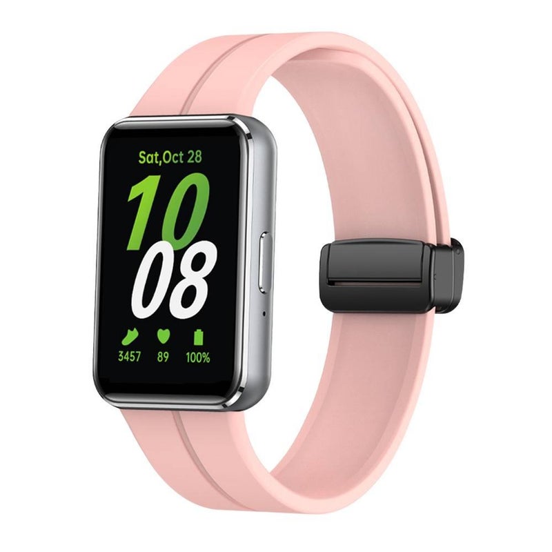 سوار ساعة ذكية رياضي من السيليكون متوافق باللون أخضر قابل للتعديل مع Samsung Galaxy Watch بملاءمة قابلة للتعديل وحزام ناعم للاستبدال اليومي - Image 4