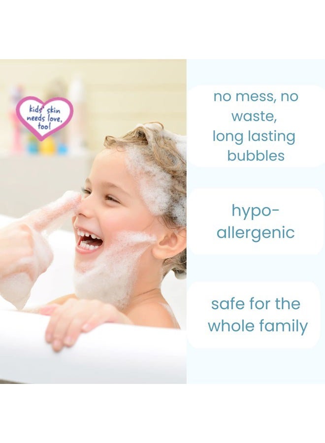 Bubble Podz Bubble Bath for Baby & Kids, Gentle Refreshing Bath Bomb for Sensitive Skin, pH Balance 7 for Eye Sensitivity, Natural Moisturizers and Ingredients, Watermelon (24 Podz)