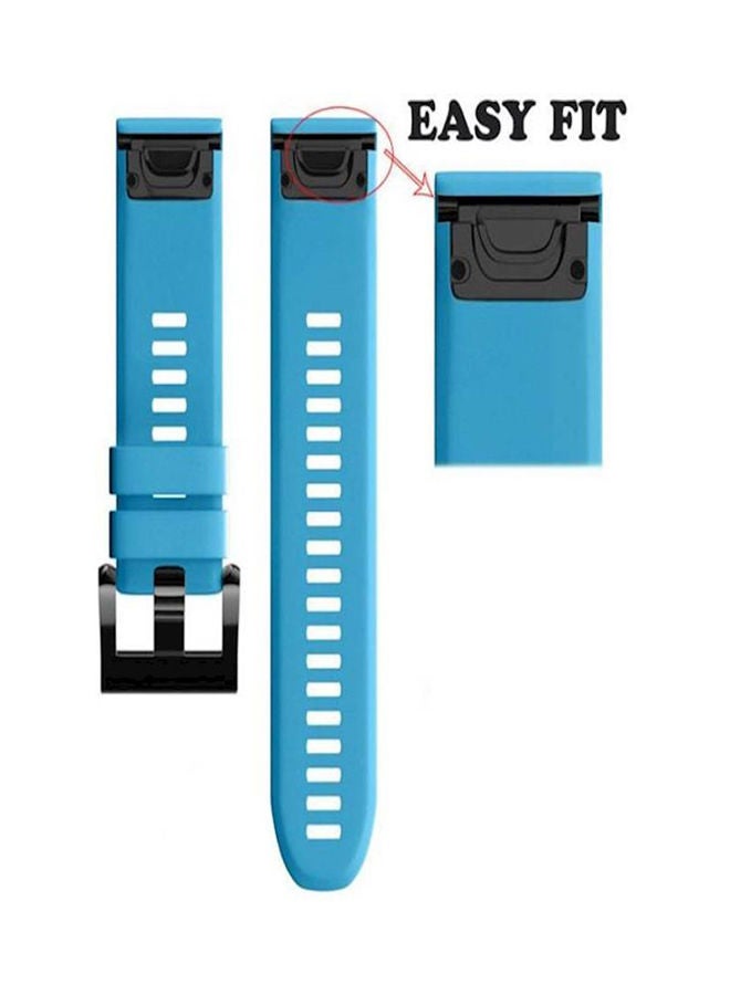 نيبمينينت سوار ساعة ذكية من السيليكون الممتاز جارمين ديسينت MK1،باللون أزرق - Image 2