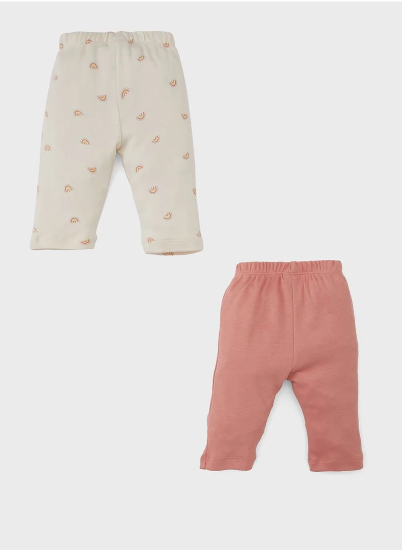 DeFacto Baby Girl 2-Pack Regular Fit Trousers