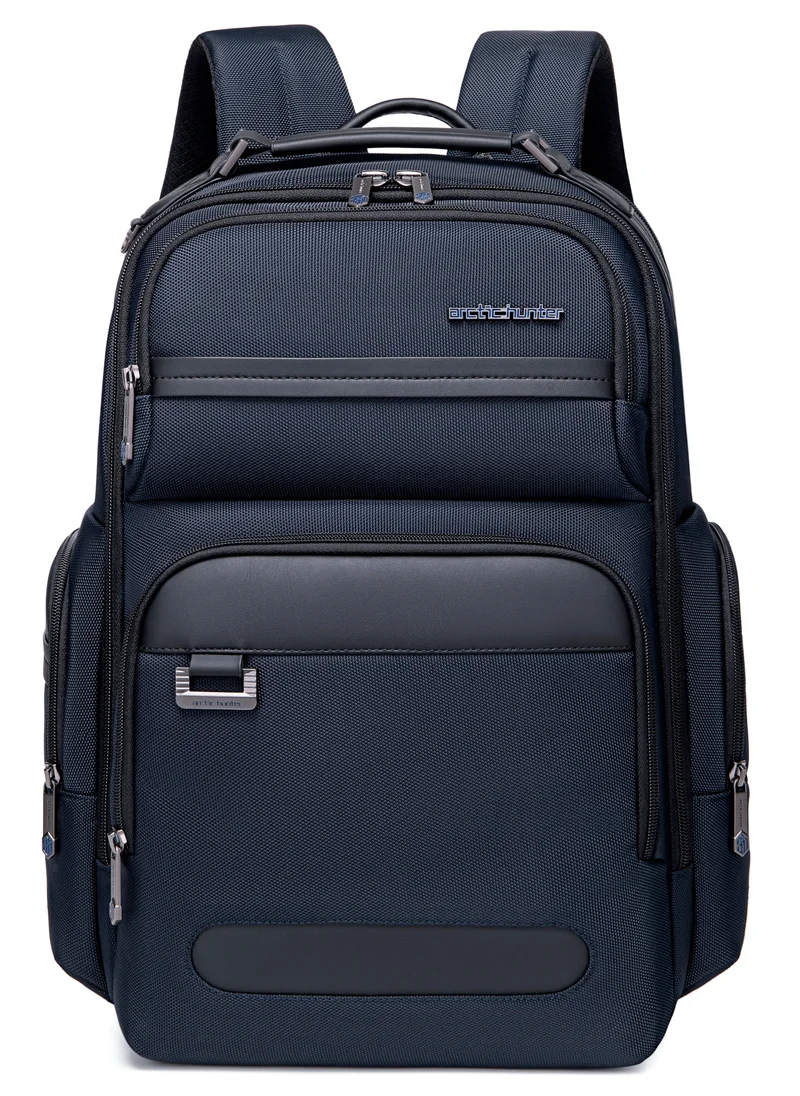 أركتيك هانتر Large Business Travel Laptop Backpack Wear Resistant Durable Trip Bag with Independent Laptop and Tablet Computer Compartment B00492 Blue