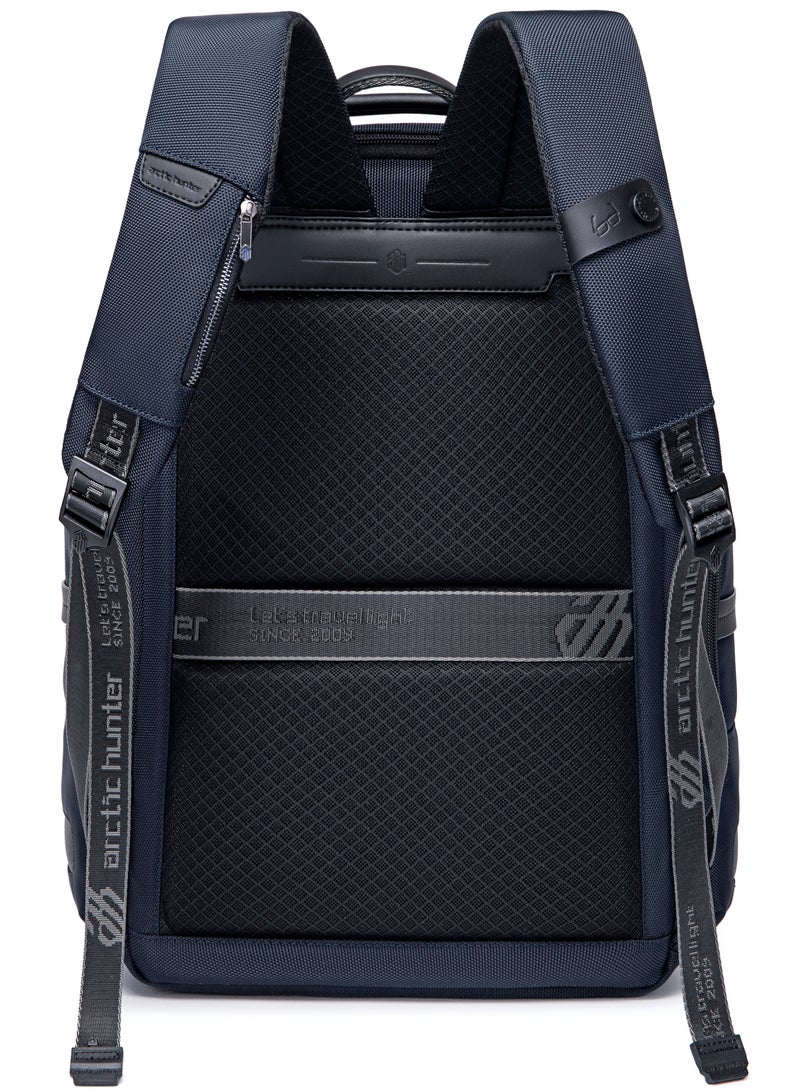 ARCTIC HUNTER Large Business Travel Laptop Backpack Wear Resistant Durable Trip Bag with Independent Laptop and Tablet Computer Compartment B00492 Blue - Image 3