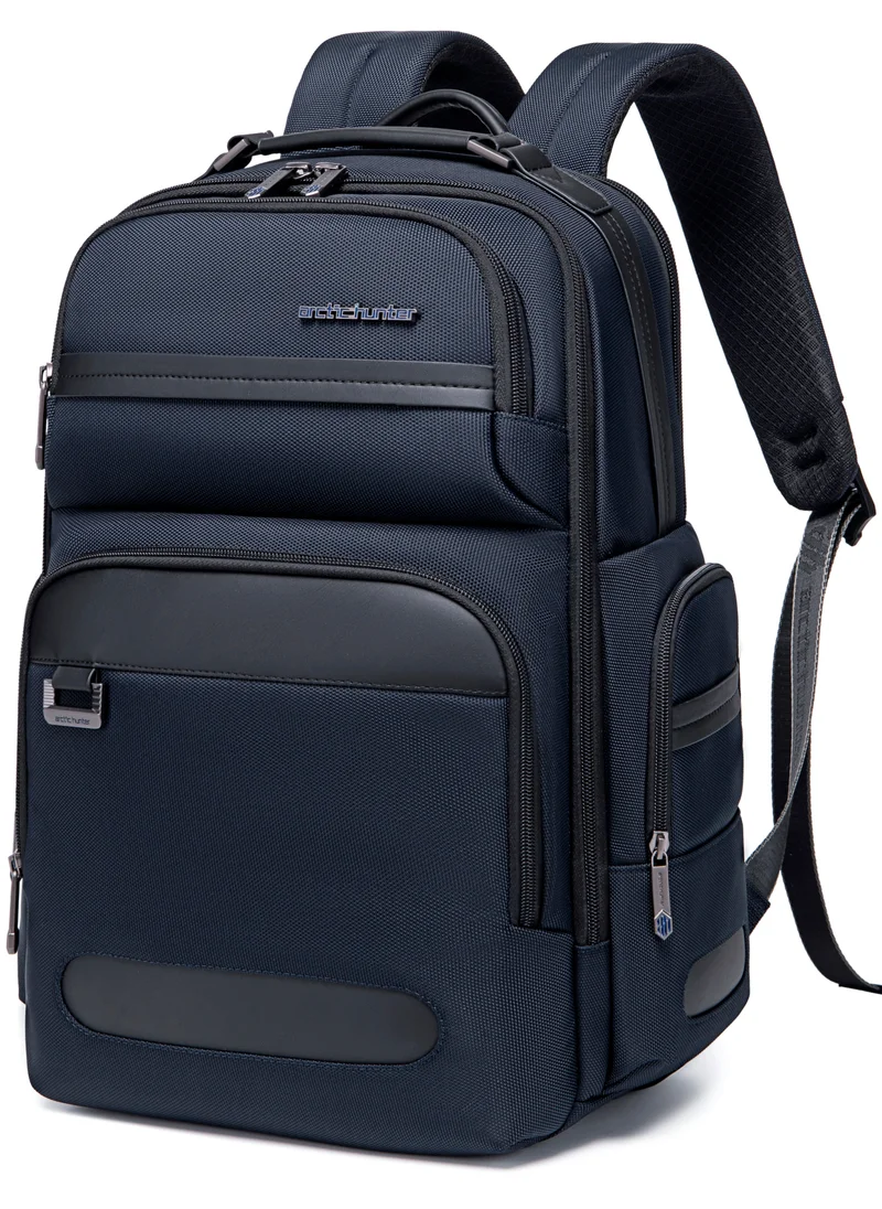 أركتيك هانتر Large Business Travel Laptop Backpack Wear Resistant Durable Trip Bag with Independent Laptop and Tablet Computer Compartment B00492 Blue