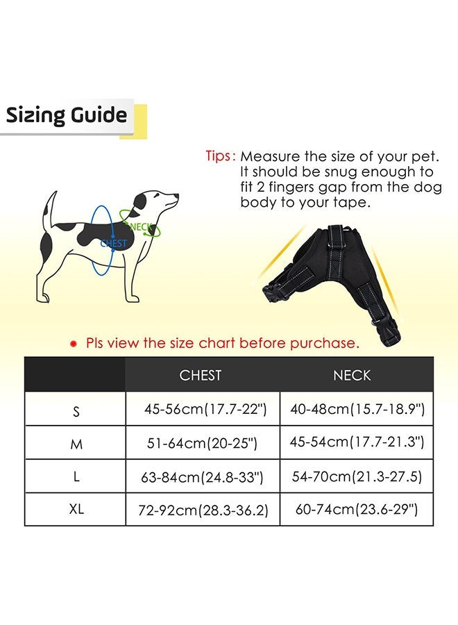 NIBEMINENT Pet Dogs Puppy Adjustable Collar Chest Harness Black/Red 24x5x20centimeter - Image 4