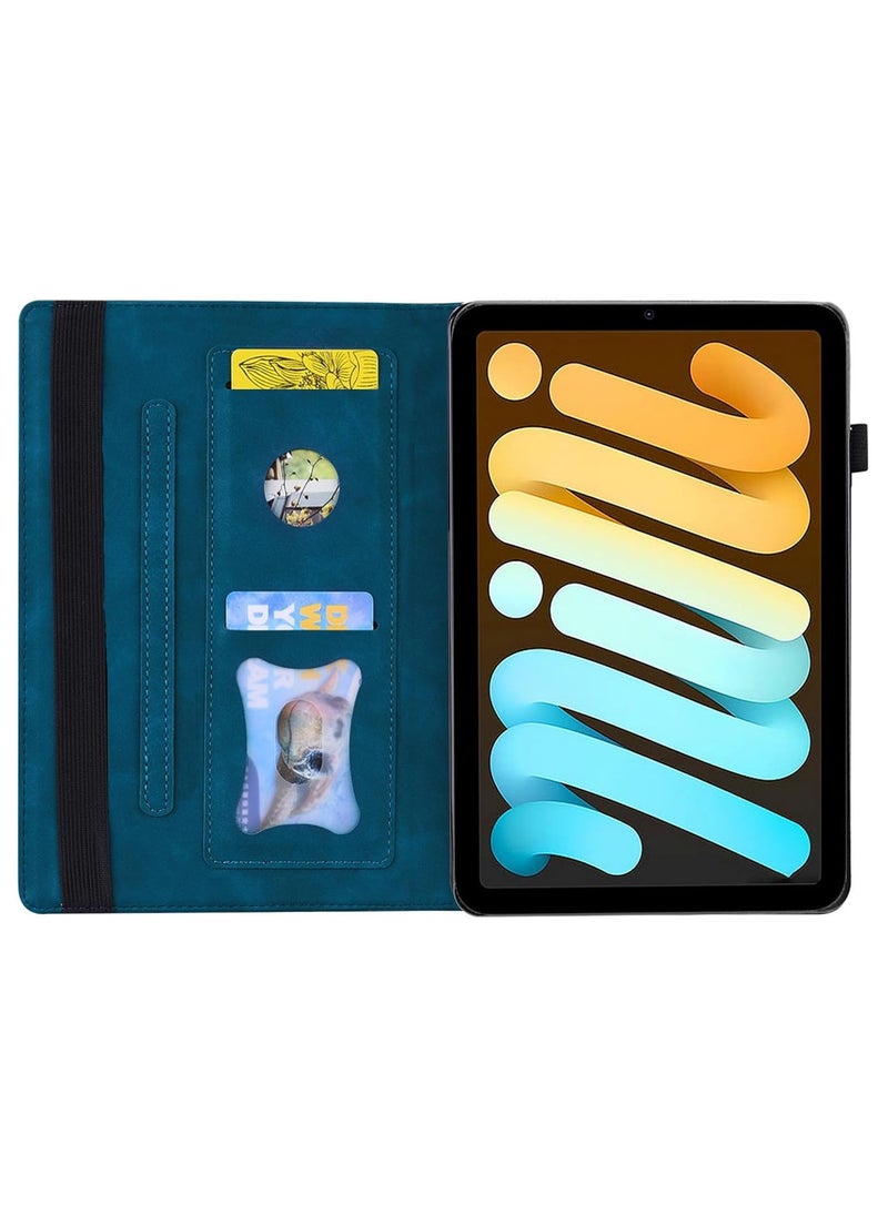جنرال - غطاء متوافق مع جهاز iPad Mini 7 بحجم 8.3 بوصة (A17 Pro 2024، الجيل السابع) - غطاء محفظة للـ iPad Mini 7 مع غطاء فوليو ذكي نحيف للدعم الدفتري مع حامل لقلم التحكم الرقمي - Image 1