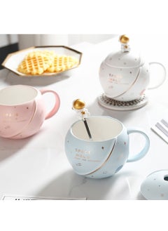 Keyfim Shop Astronaut Themed Mug with Lid  - Image 3