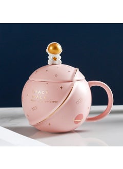 Keyfim Shop Astronaut Themed Mug with Lid  - Image 4