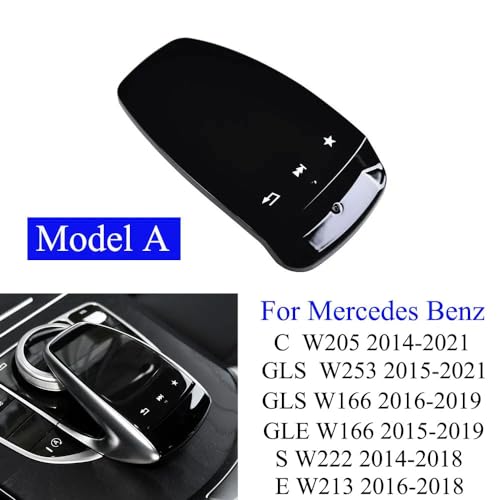 Goodithy غطاء لوحة التحكم باللمس لجهاز الماوس Goodithy، غطاء لوحة تحكم الماوس بالكتابة اليدوية، غطاء لوحة تبديل بديل لمرسيدس بنز C S GLC GLS GLE E Class W205 W253 W166 W213 W222 (الموديل C) - Image 3