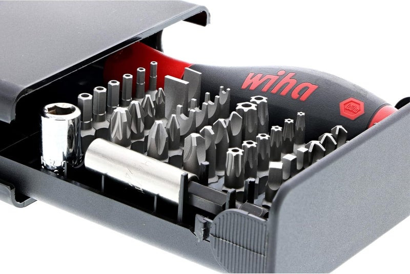 Wiha 71990 Standard Security Bit Set - 39 Piece Collection with Magnetic Driver - Image 2