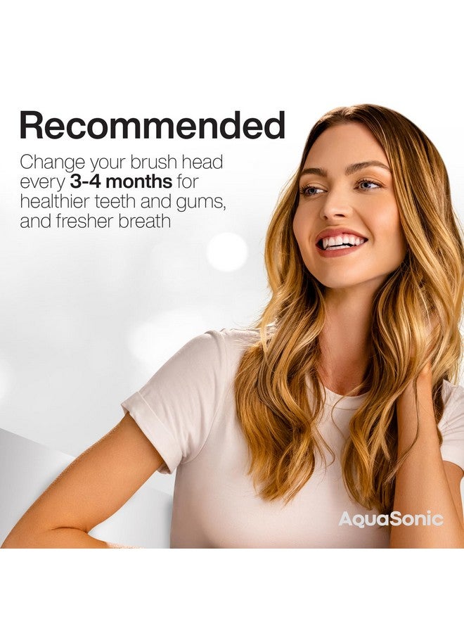أكوا سونيك رؤوس فرشاة أسنان أكواسونيك القياسية البديلة | للأسنان العادية والحساسة | متوافقة مع العديد من مقابض فرشاة أسنان أكواسونيك (عبوة من قطعتين، لون أسود) - Image 4