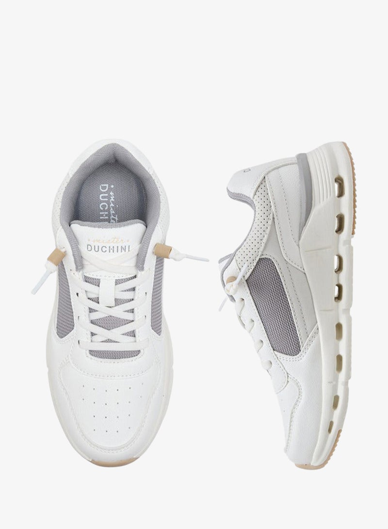 سيد دوتشيني سنيكرز برباط بتفاصيل متباينة - Image 3