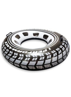 Generic Inflatable Car Wheel Swimming Ring, Black Small size " 22cm " Floating Boat Fun Water Toys for Boys and Girls  - Image 4