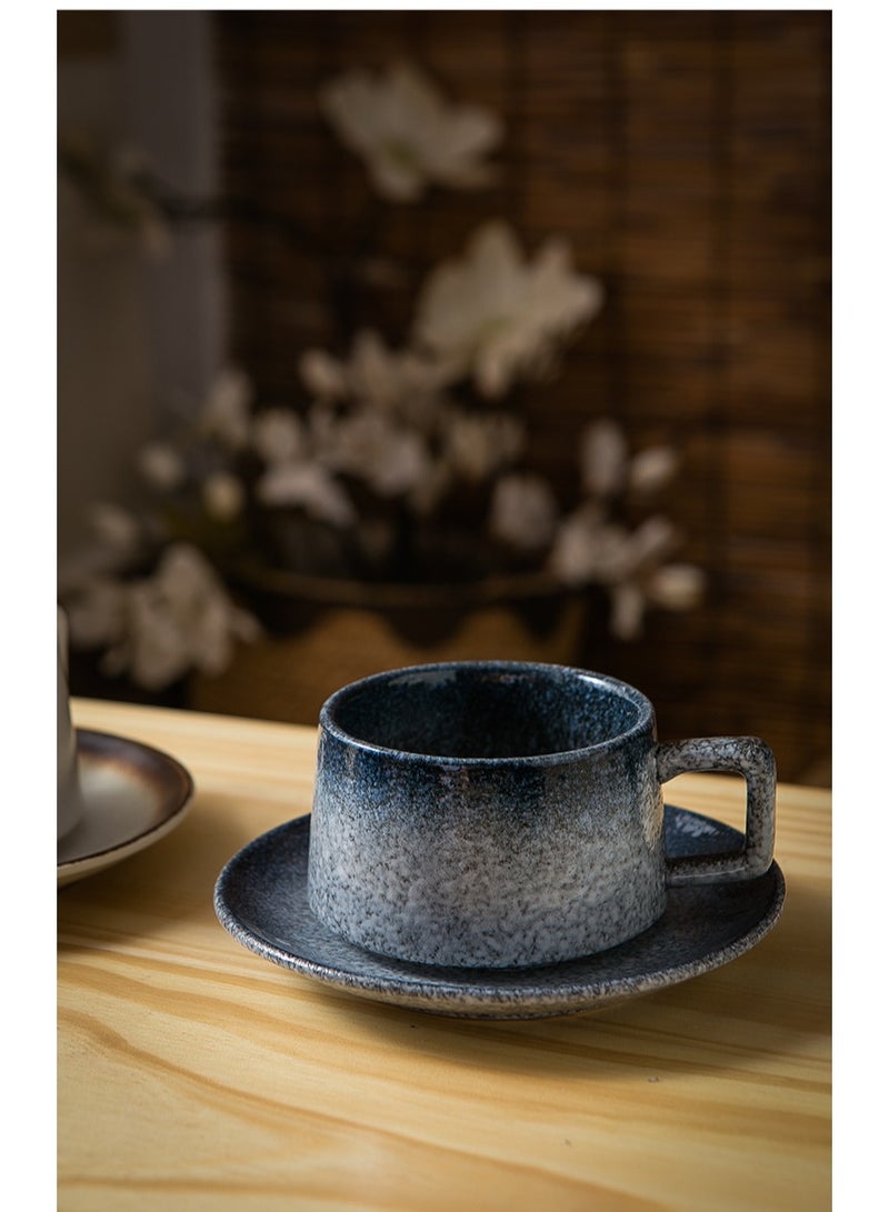 كوب مع الصحن مصنوع من السيراميك وتصميم مميز - Image 1