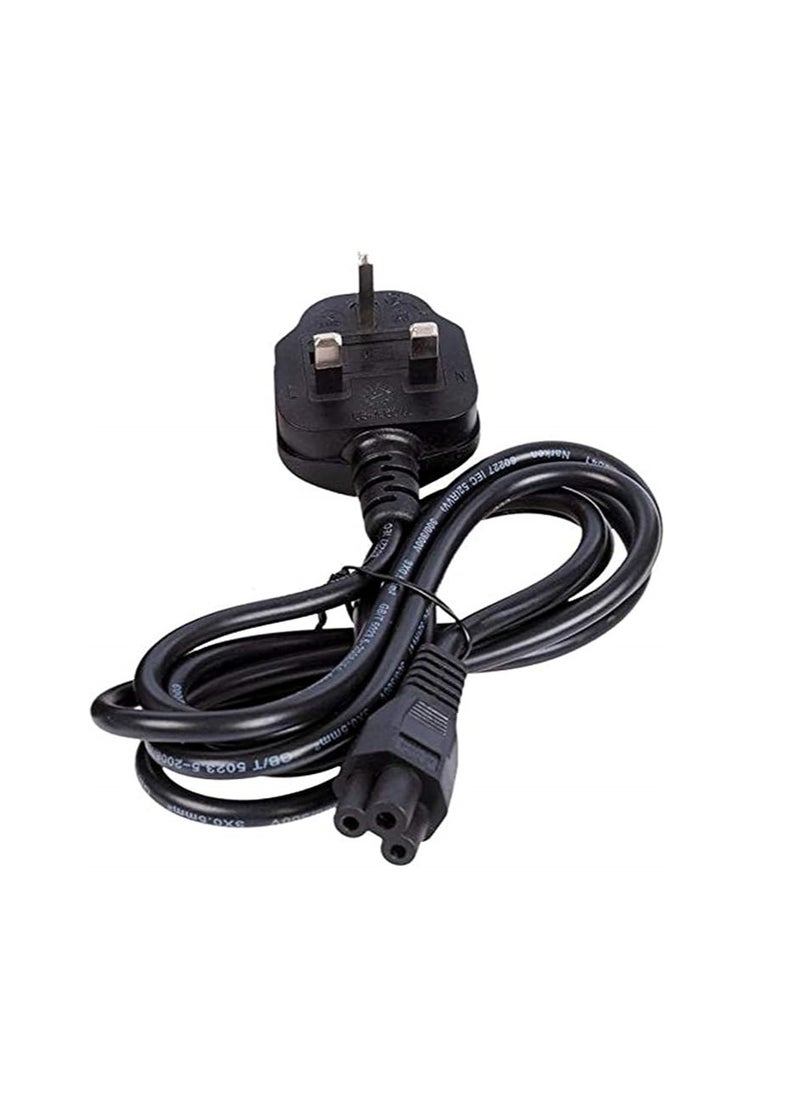 Terabyte Laptop Power Cable UK Plug to C5 3 pin Laptop Power lead  - Image 3