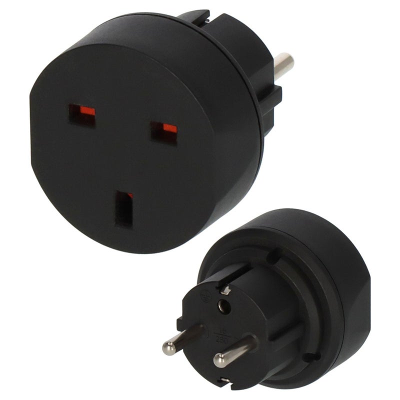 MANGO 1508530 UK to EU Plug Travel Adapter Black Frequency
