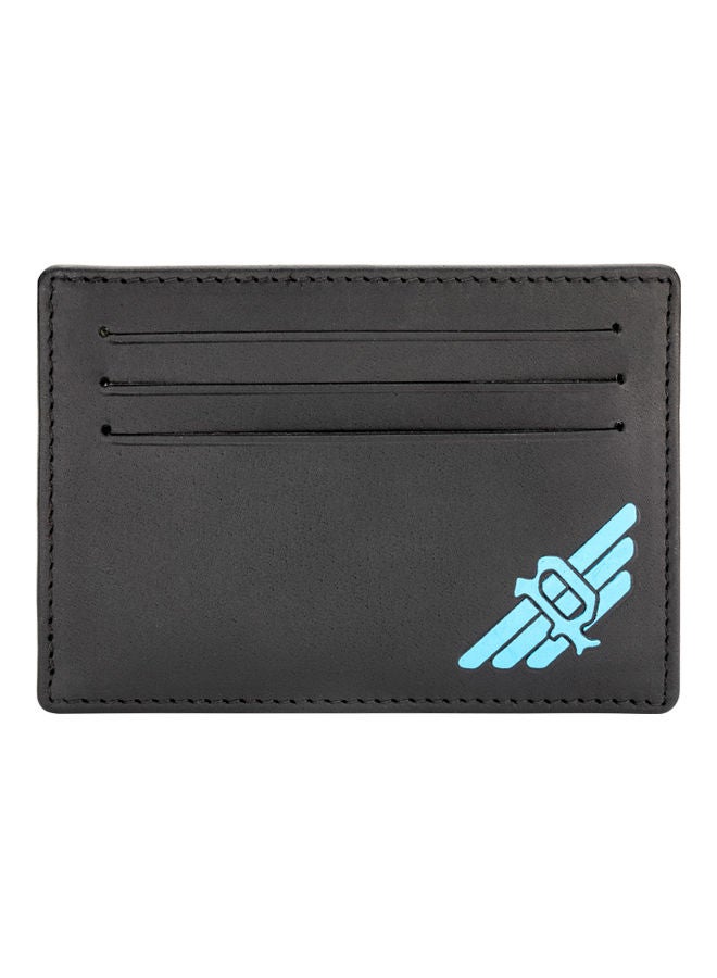 POLICE Genuine Leather Card Holder Black/Blue - Image 1