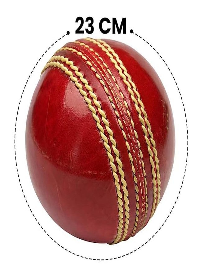 BOXO Hard Cricket Ball for Practice Tournament Sports | Indoor and Outdoor Matches- Pack of 1 - Image 2