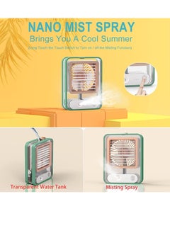 Generic Portable Air Conditioner Fan Personal Cooler Desk Fan for Shop, Office, Kitchen, USB Powered Mini AC, Portable Humidifier Air Cooler Fan  - Image 4