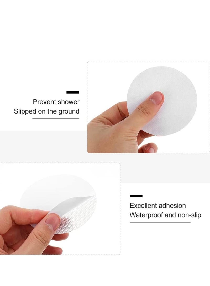 ECVV ملصقات دش مضادة للانزلاق 24 قطعة من أجل السلامة، ملصقات حوض استحمام لاصقة لدُش الحمام والسلالم، ملصقات حوض استحمام غير قابلة للانزلاق مع مكشطة ممتازة - Image 5