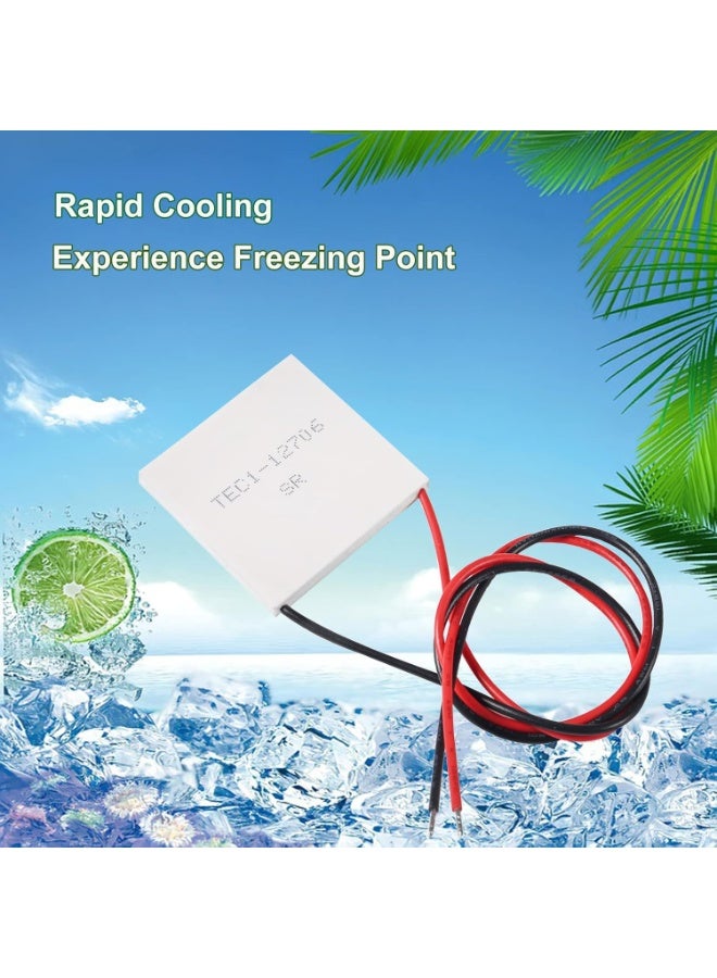 Y&D 5-Piece Thermoelectric Cooler Peltier Plate Module Set Black/Red/White - Image 4