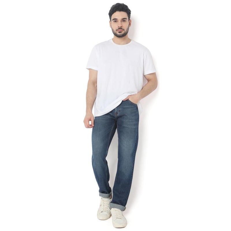 Spykar Men's Ricardo Straight Fit Mid-Rise Casual Jeans - Image 4
