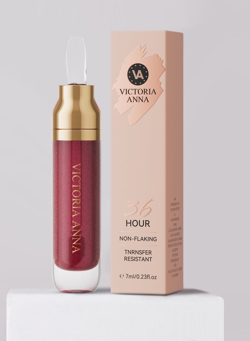 VICTORIA ANNA Long-Lasting Transfer-Proof Liquid Lipstick - Jujube Red, 36-Hour Wear, Non-Drying Matte Finish for Women & Girls - Image 2
