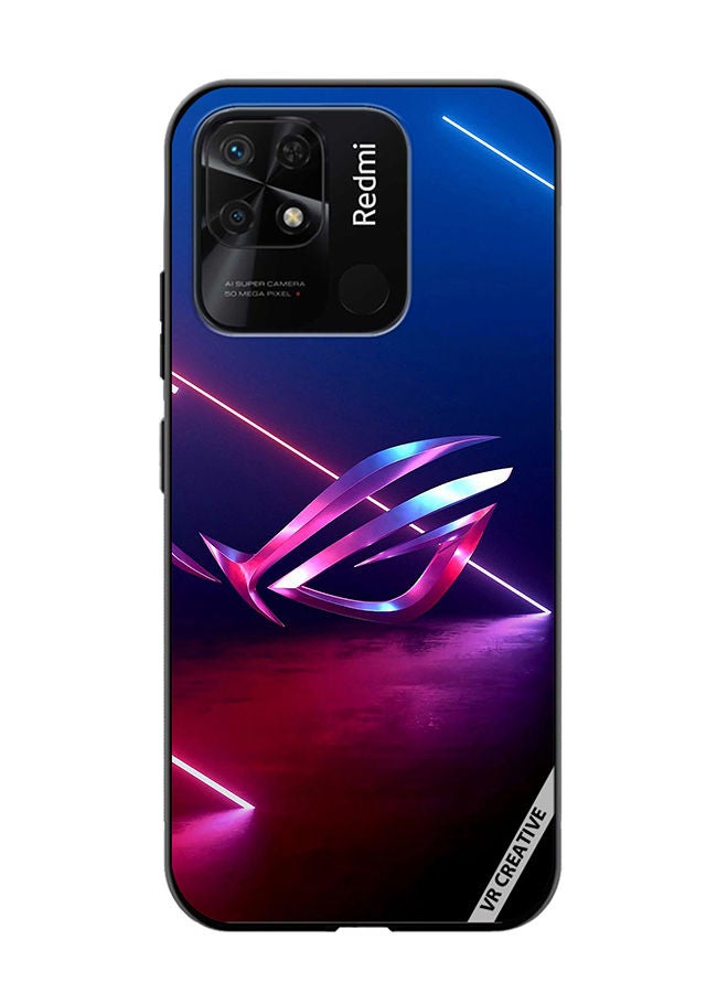 VR CREATIVE Protective Case Cover For Xiaomi Redmi 10C Republic Of Gamers Logo Design Multicolour - Image 1