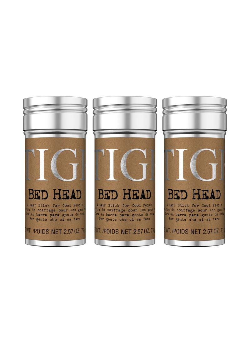 Bed Head Tigi Men Hair Wax Stick For Cool People, For a Soft, Pliable Hold, Hair Styling Product With Beeswax - 3 Pack  - Image 1