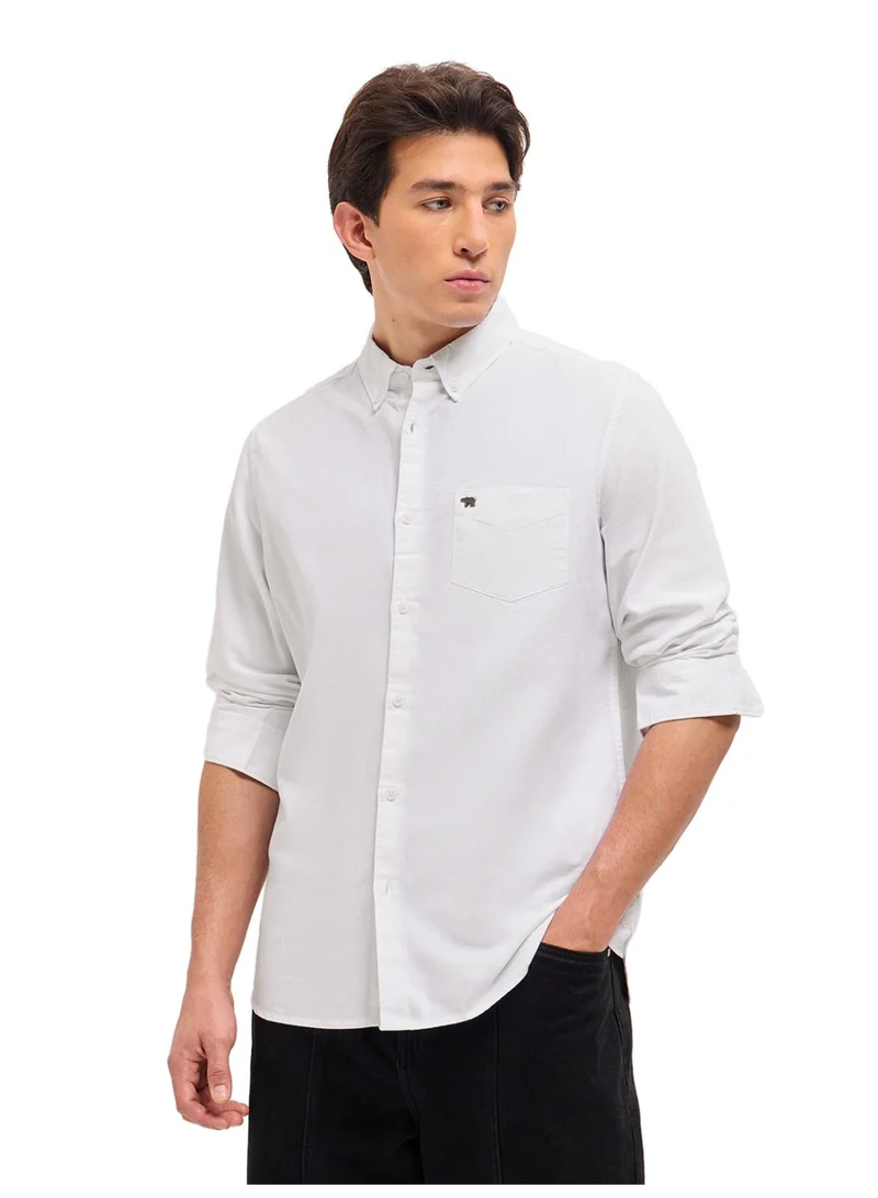 THE BEAR HOUSE  Men’s Long Sleeve Shirt – Classic, Comfortable and Stylish Essential for Work, Travel or Casual Outings for Men | Best Price UAE