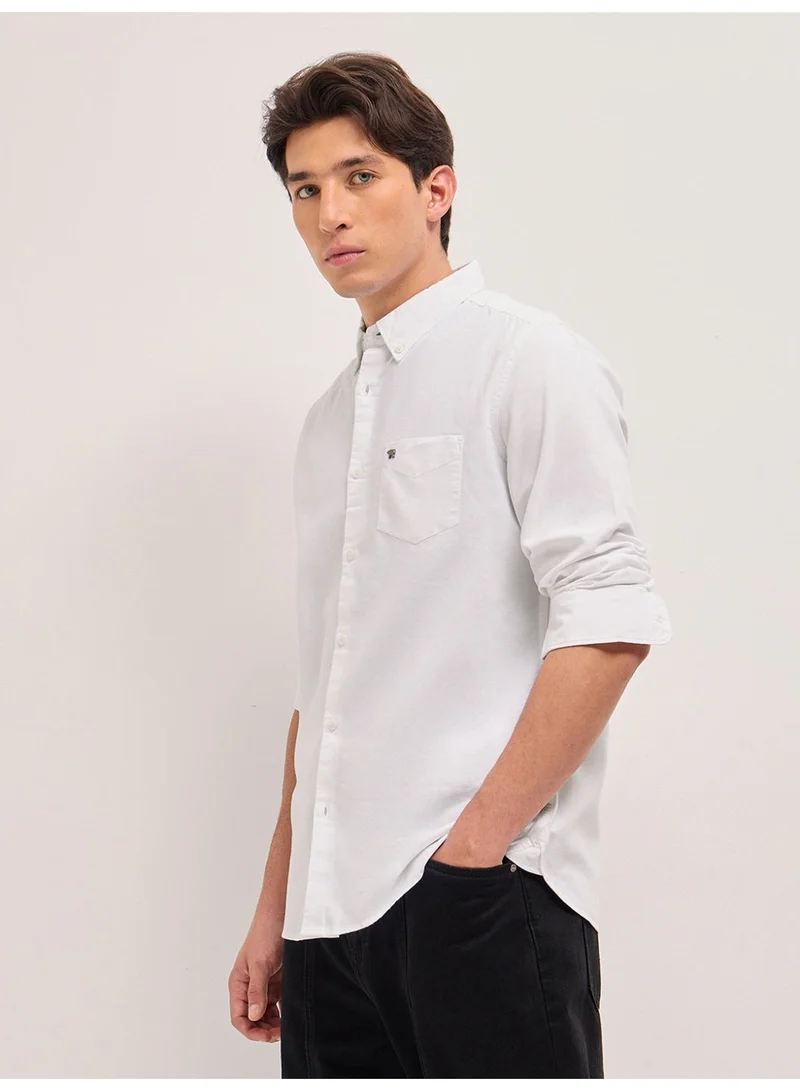 THE BEAR HOUSE  Men’s Long Sleeve Shirt – Classic, Comfortable and Stylish Essential for Work, Travel or Casual Outings for Men | Best Price UAE
