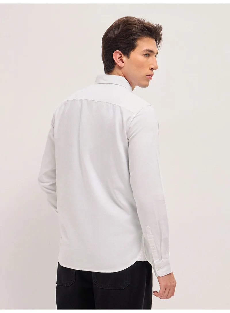 THE BEAR HOUSE  Men’s Long Sleeve Shirt – Classic, Comfortable and Stylish Essential for Work, Travel or Casual Outings for Men | Best Price UAE