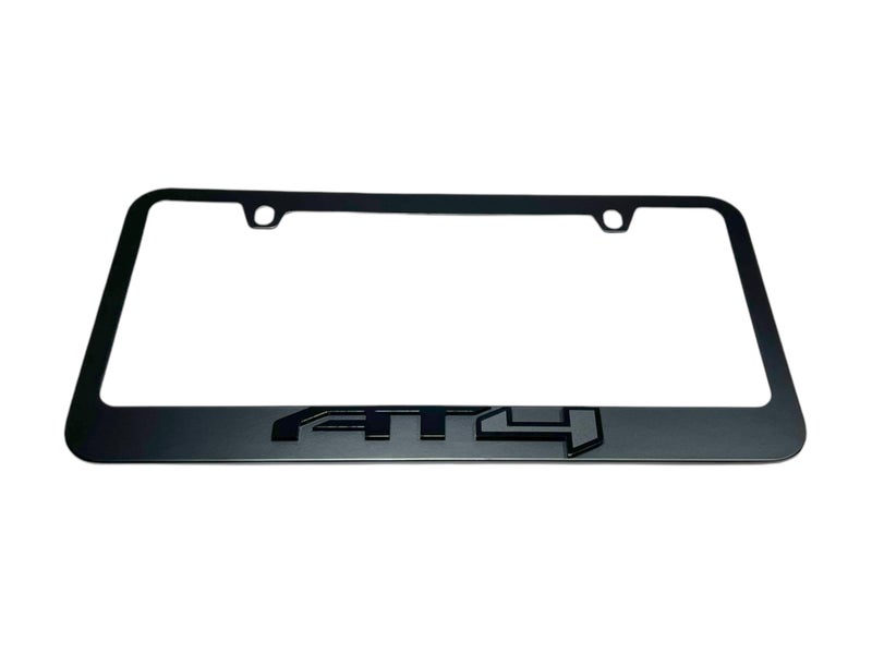 daytona Eurosport Daytona- Compatible with -, GMC AT4 Black on Black License Plate Frame - Image 2
