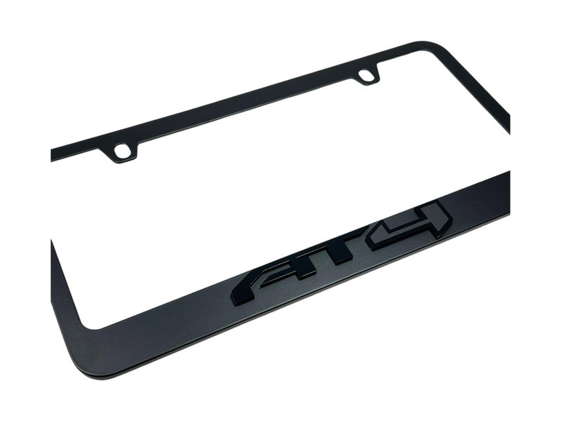 daytona Eurosport Daytona- Compatible with -, GMC AT4 Black on Black License Plate Frame - Image 3