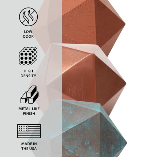 Proto-Pasta Protopasta Copper Filled PLA 3D Printer Filament | ProtoPlant Metal-Filled PLA Plastic Printer Filament with 60% Copper | Polish and Patina Friendly Metal Composite Filament | 500g Metallic Spool - Image 5