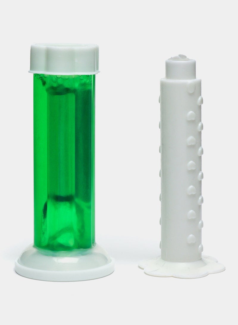 جل تواليت منعش - أصلي برائحة الزهور المنعشة، يزيل تراكم الترسبات الكلسية والبقع، معطر جو برائحة التفاح - Image 1