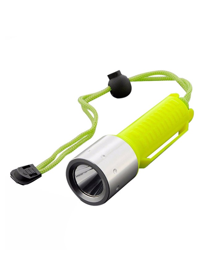 LED Waterproof Underwater Diving Flashlight White 16 x 7 x 7centimeter