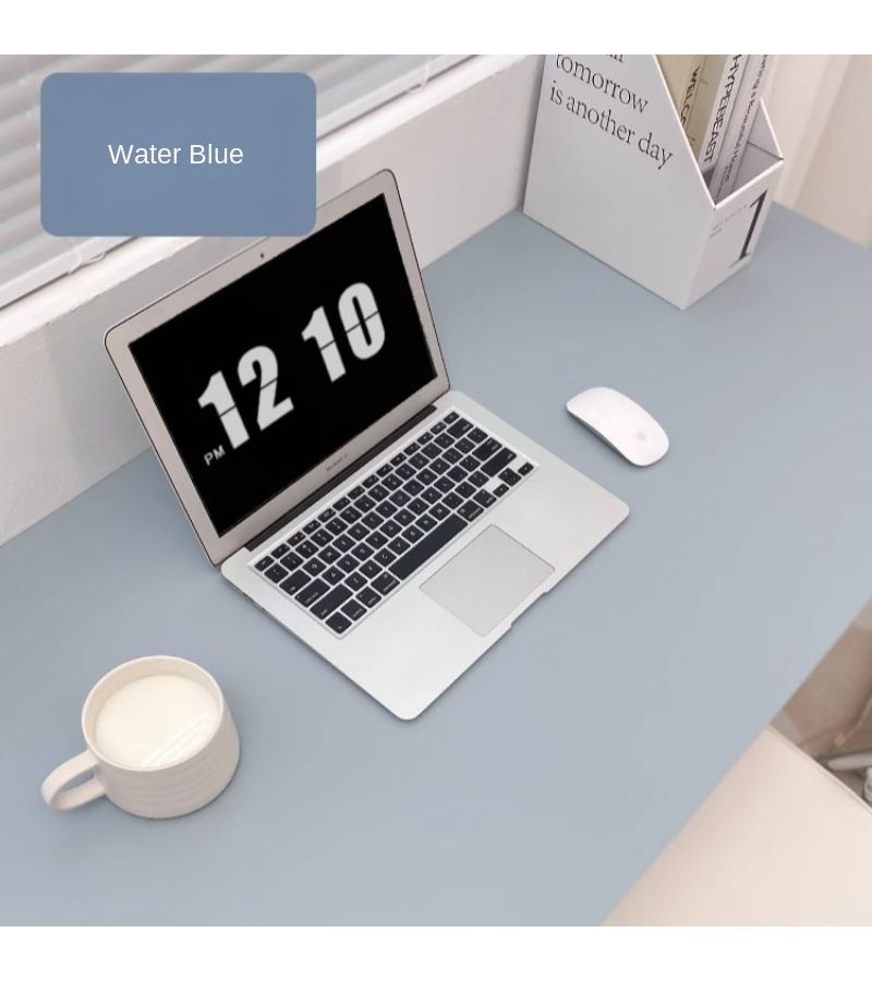 1pc Desk Mat Writing Pad White 17 72 39 37 Inch Student Study Desk Pad Mouse Pad PVC Laptop Skin Pad - Image 5