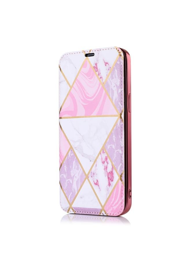 Zaboon Case For iPhone 12 Pro Max Bronzing Plating PU + TPU Horizontal Flip Leather Case with Holder & Card Slot - Image 2