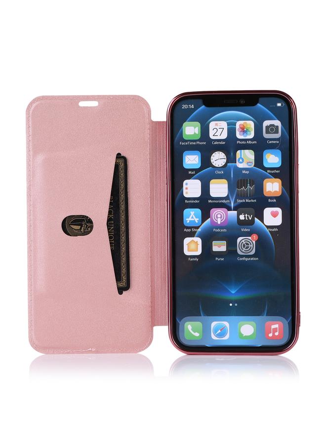 Zaboon Case For iPhone 12 Pro Max Bronzing Plating PU + TPU Horizontal Flip Leather Case with Holder & Card Slot - Image 4