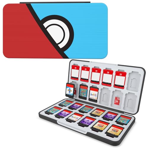 HEIYING Switch Game Card Case for Nintendo Switch 2 (2025),Custom Pattern Memory Storage Holder with 24 Game Card Slots and 24 Micro SD Cards Slots - Image 1