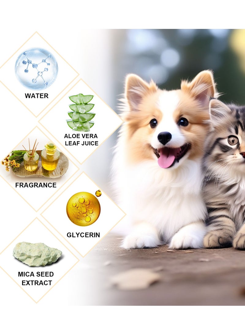 Yegbong Pet Shampoo Gentle and cleansing shampoo for cats and dogs with smooth, non-tangled hair 100ml - Image 3