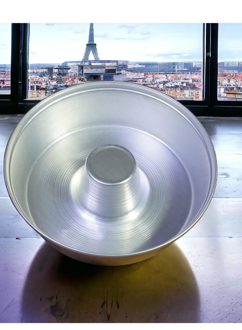 Silver aluminum cake pan 9x31 - Image 4