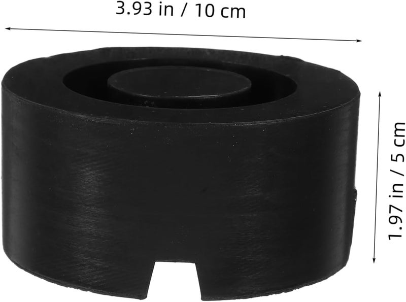 DOITOOL 2pcs Rubber Jack Pads Antislip Design for Safe Vehicle Lifting Support Blocks for Car and Rv Lightweight and Portable - Image 2